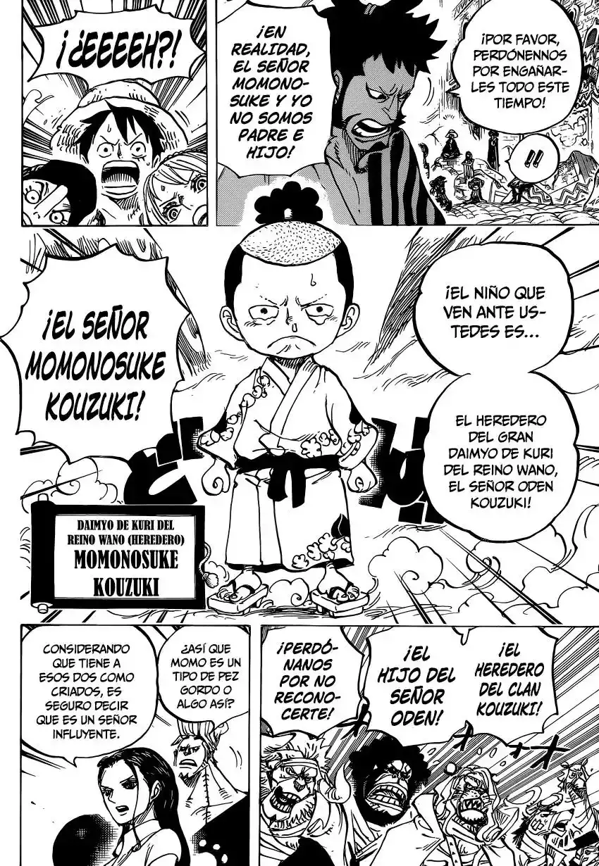 One Piece Capítulo 817 - Página 9 en español