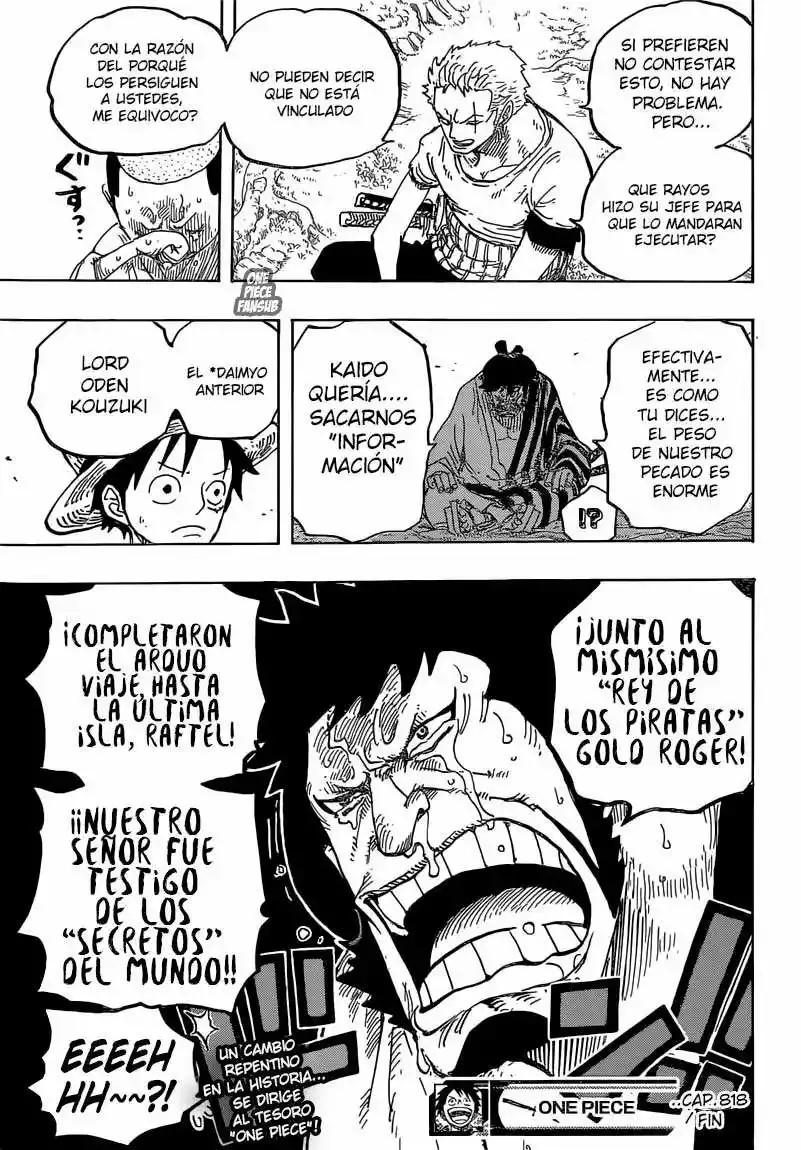 One Piece Capítulo 818 - Página 16 en español