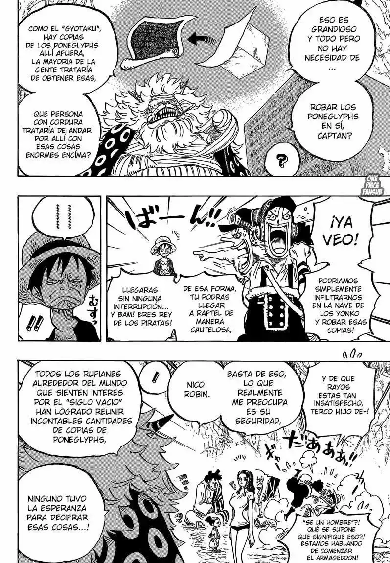 One Piece Capítulo 818 - Página 9 en español