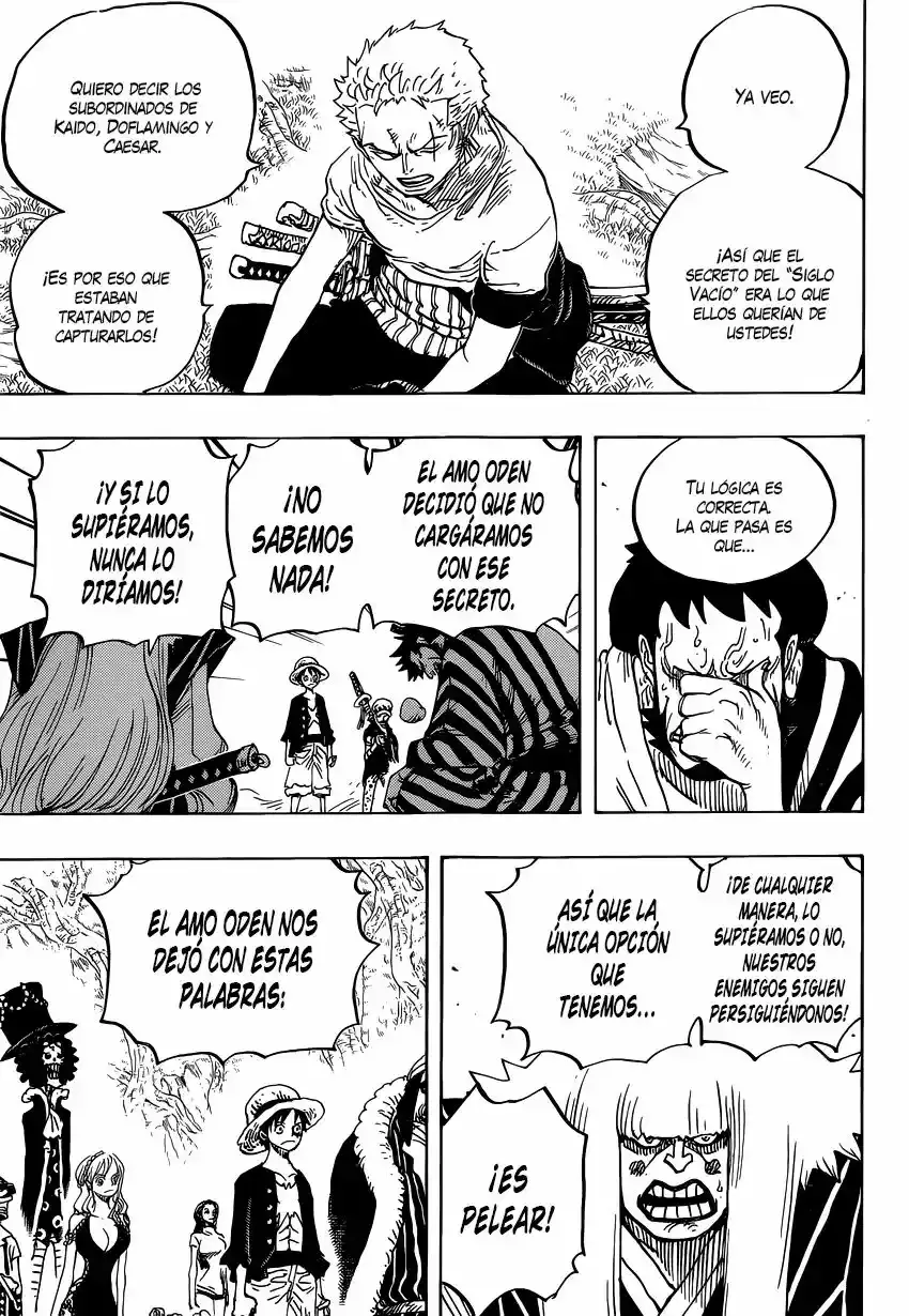 One Piece Capítulo 819 - Página 4 en español