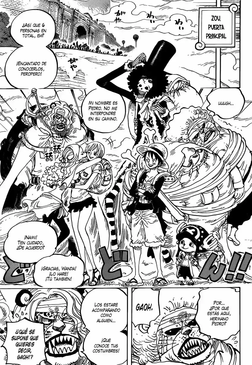 One Piece Capítulo 822 - Página 14 en español