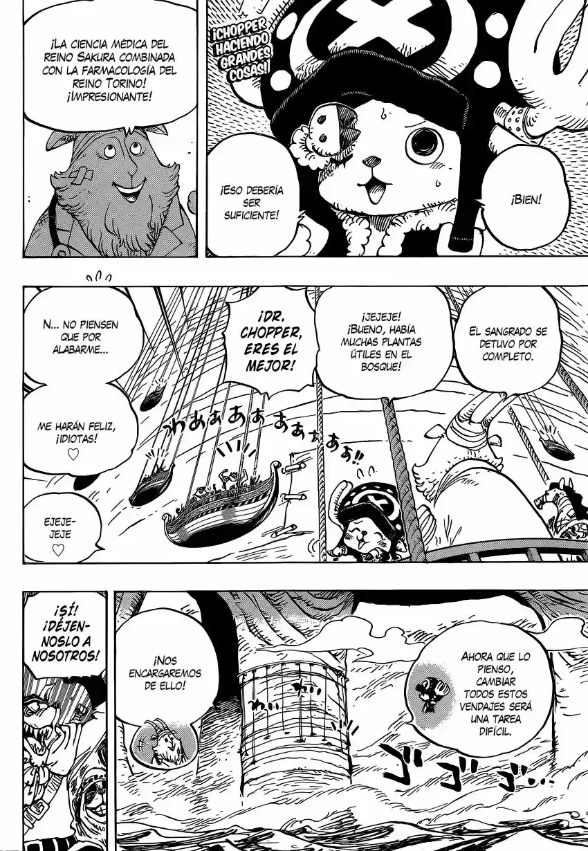 One Piece Capítulo 822 - Página 3 en español