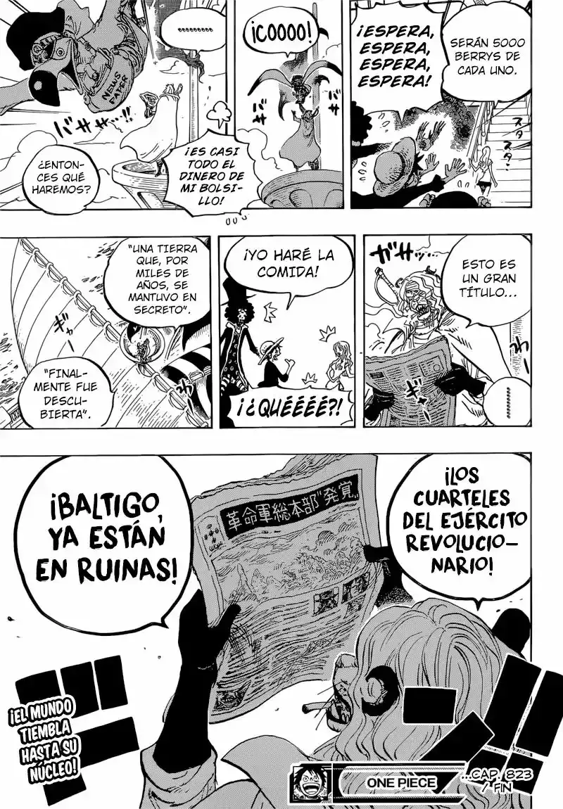 One Piece Capítulo 823 - Página 17 en español