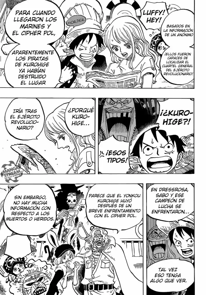 One Piece Capítulo 824 - Página 4 en español