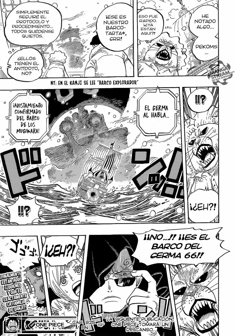 One Piece Capítulo 825 - Página 14 en español