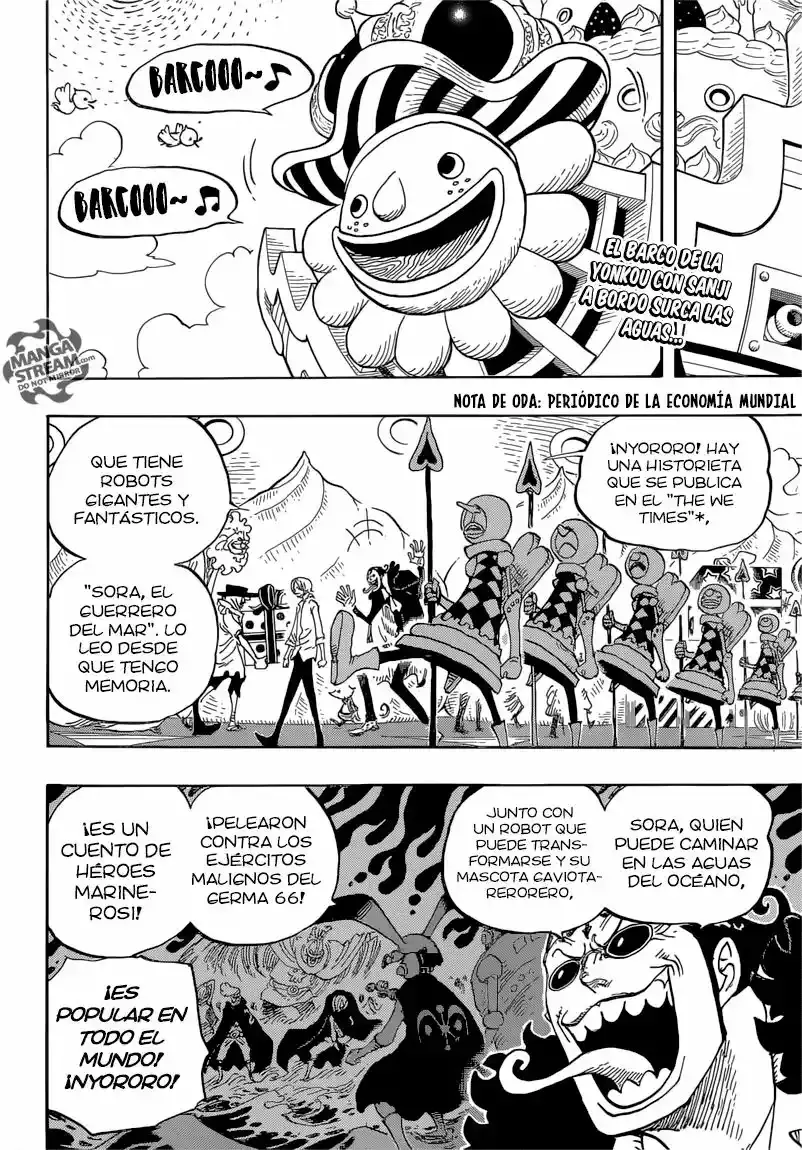 One Piece Capítulo 825 - Página 3 en español