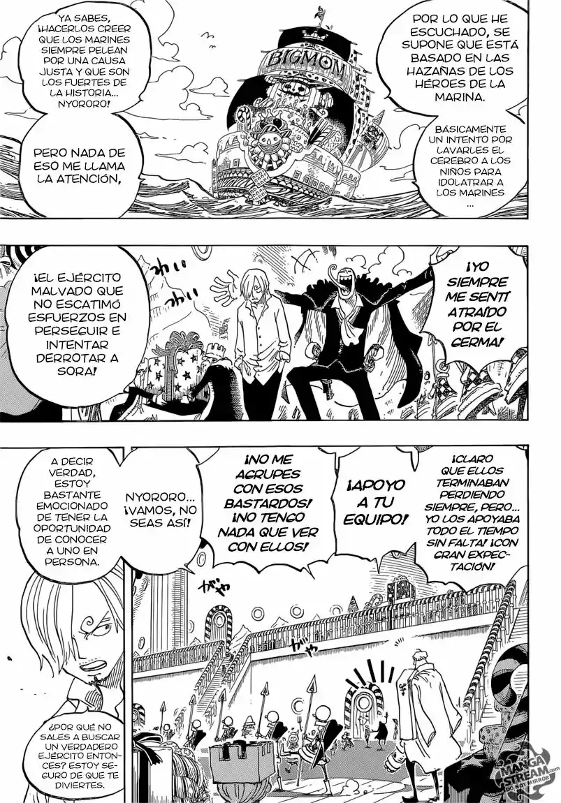 One Piece Capítulo 825 - Página 4 en español
