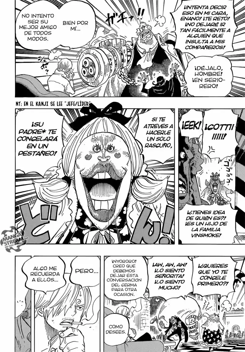 One Piece Capítulo 825 - Página 7 en español