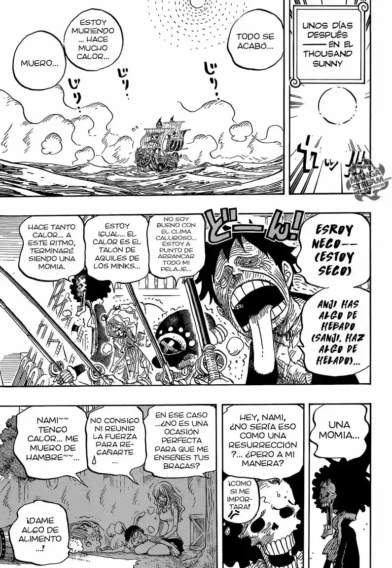 One Piece Capítulo 825 - Página 8 en español