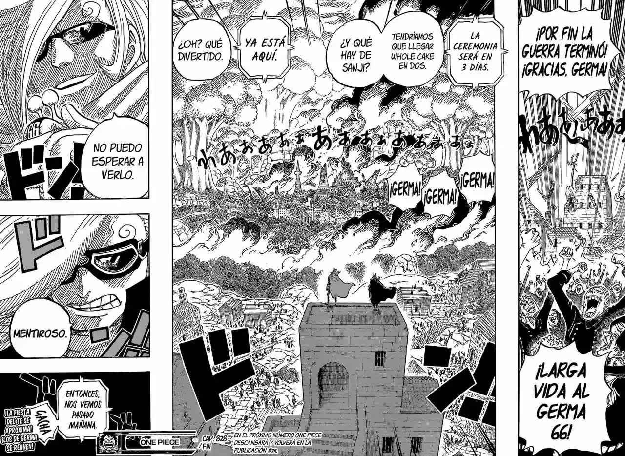 One Piece Capítulo 828 - Página 17 en español