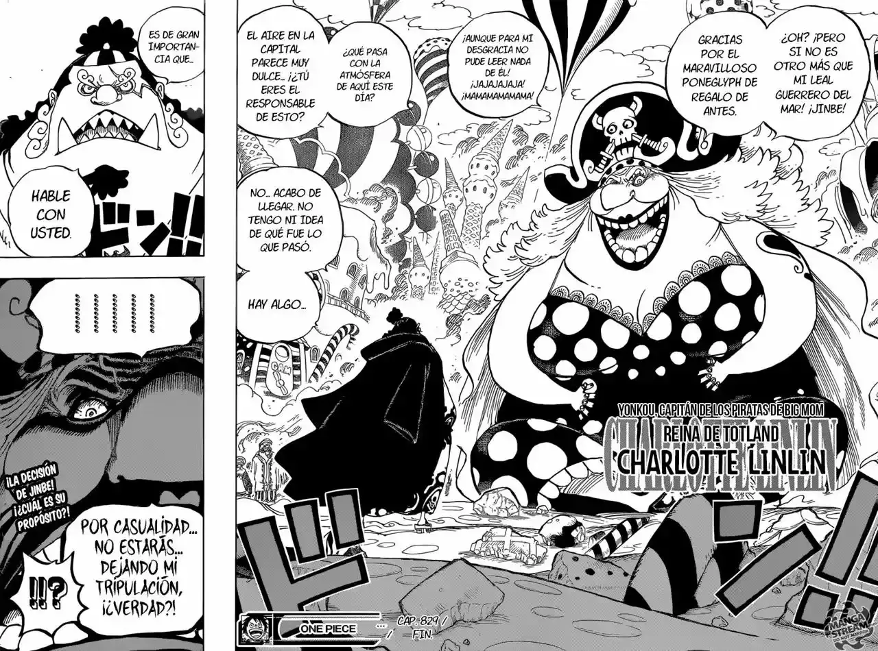 One Piece Capítulo 829 - Página 17 en español
