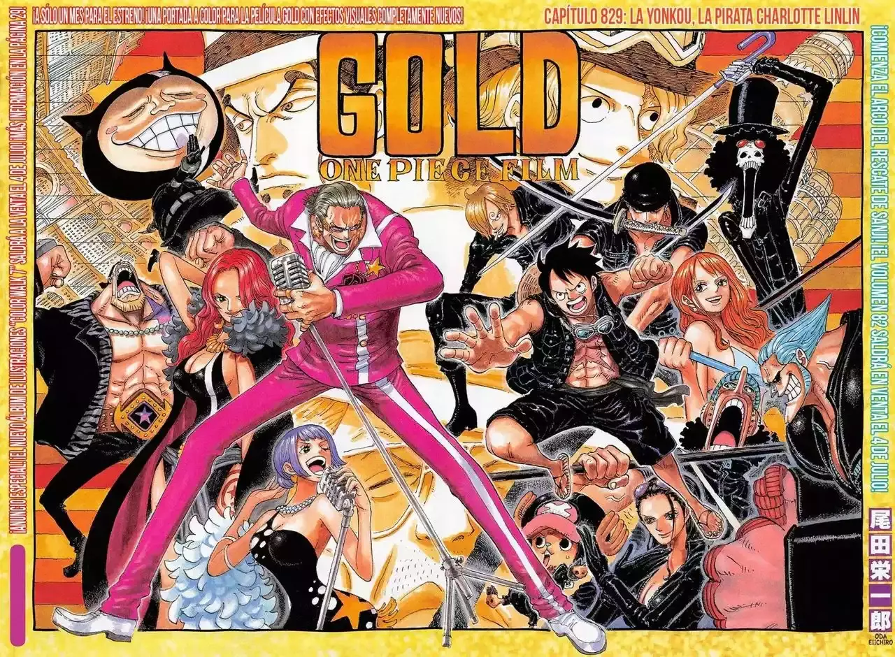 One Piece Capítulo 829 - Página 3 en español