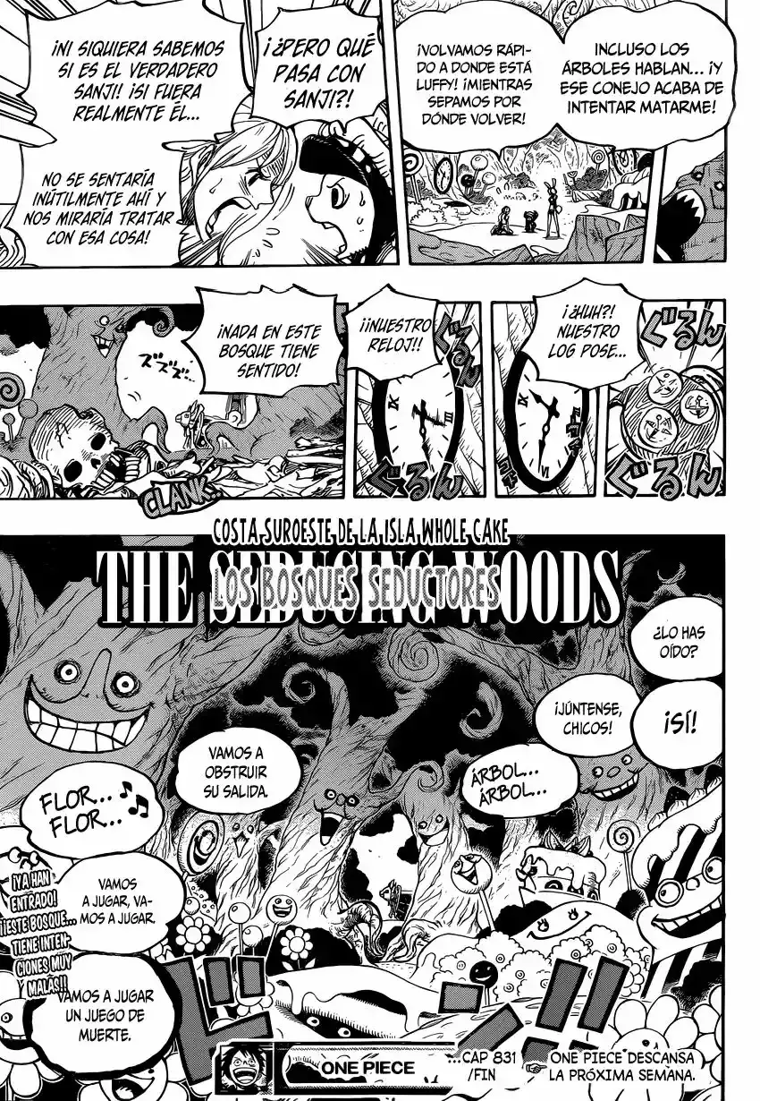 One Piece Capítulo 831 - Página 18 en español