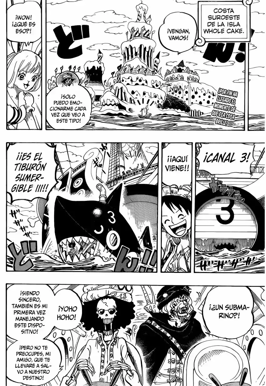 One Piece Capítulo 831 - Página 3 en español