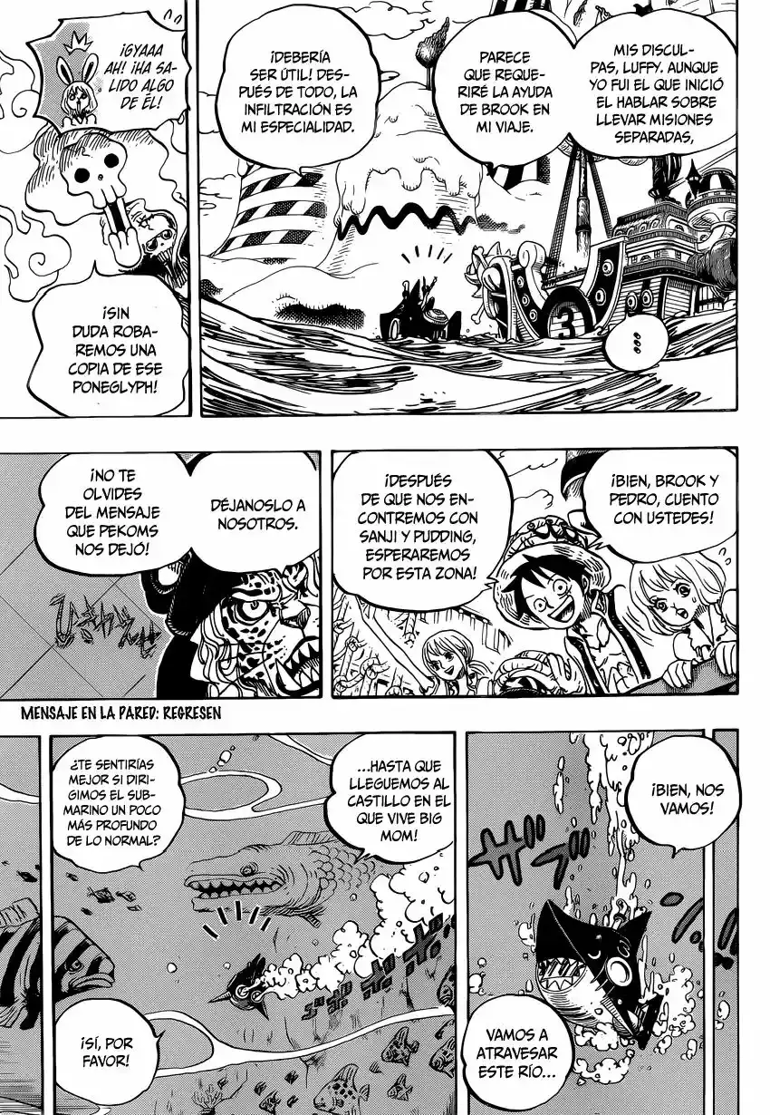 One Piece Capítulo 831 - Página 4 en español