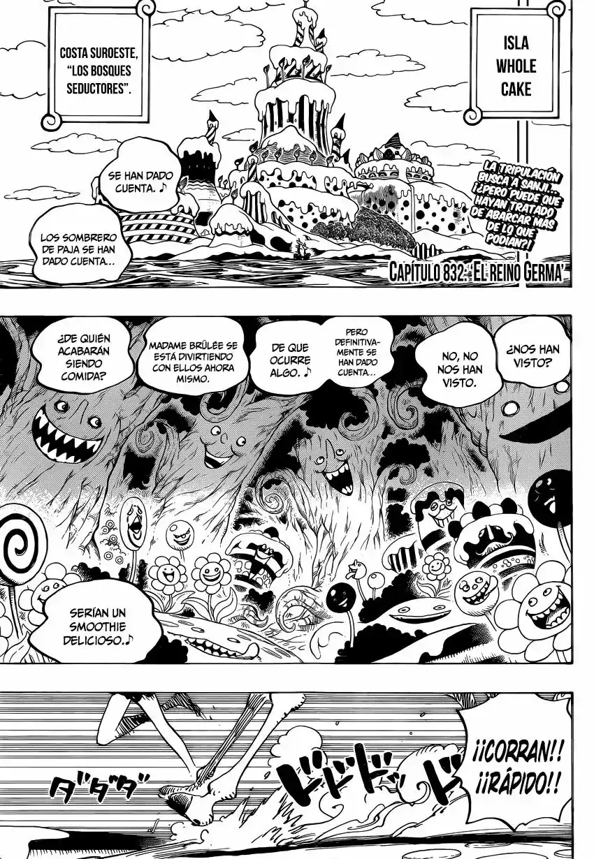 One Piece Capítulo 832 - Página 4 en español
