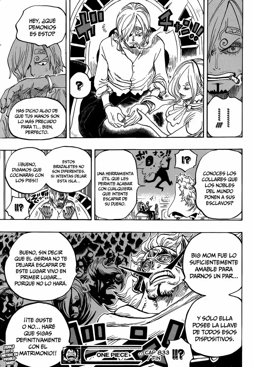 One Piece Capítulo 833 - Página 20 en español