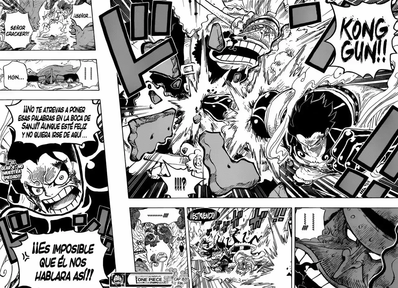 One Piece Capítulo 837 - Página 16 en español