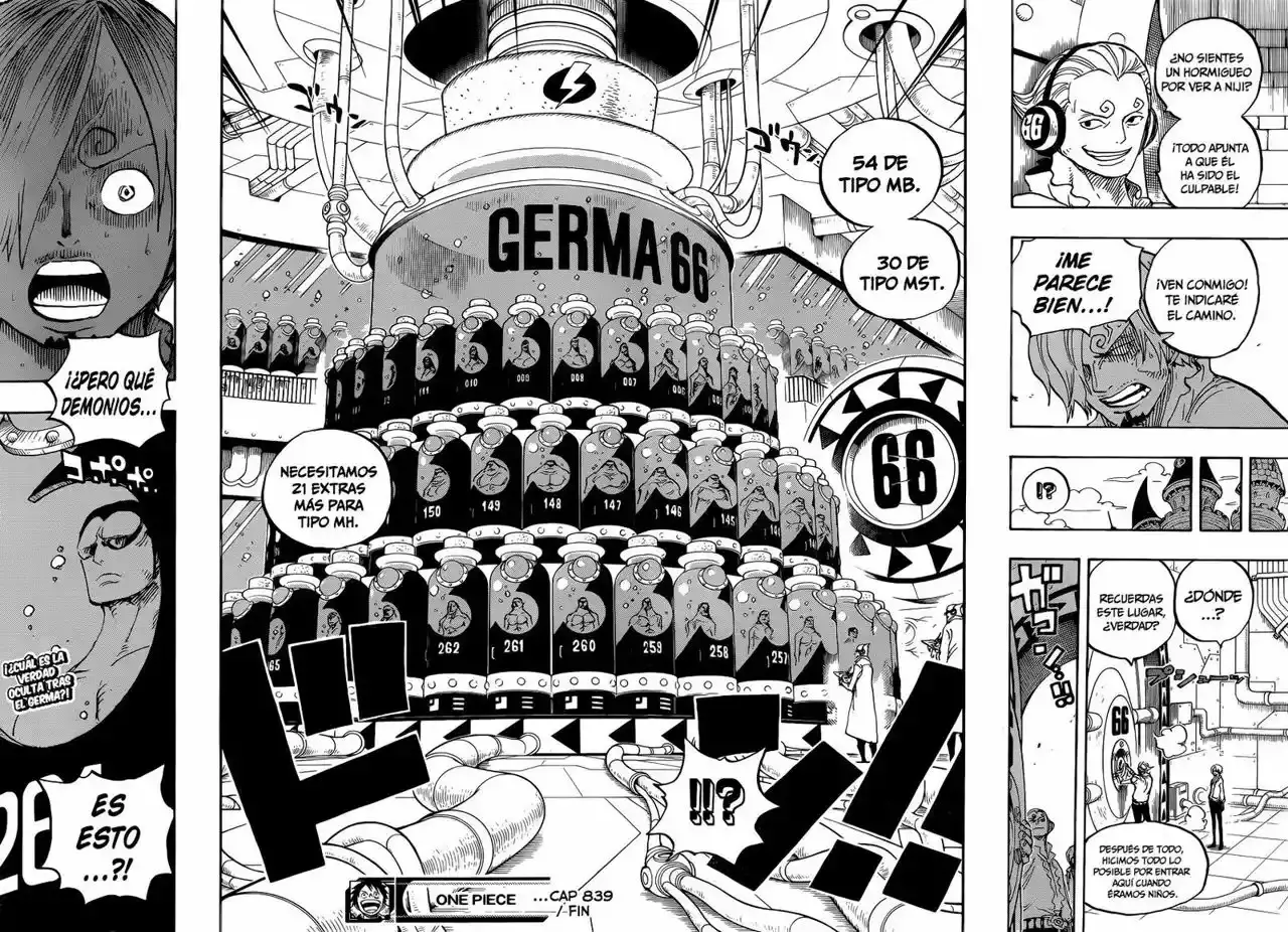 One Piece Capítulo 839 - Página 16 en español