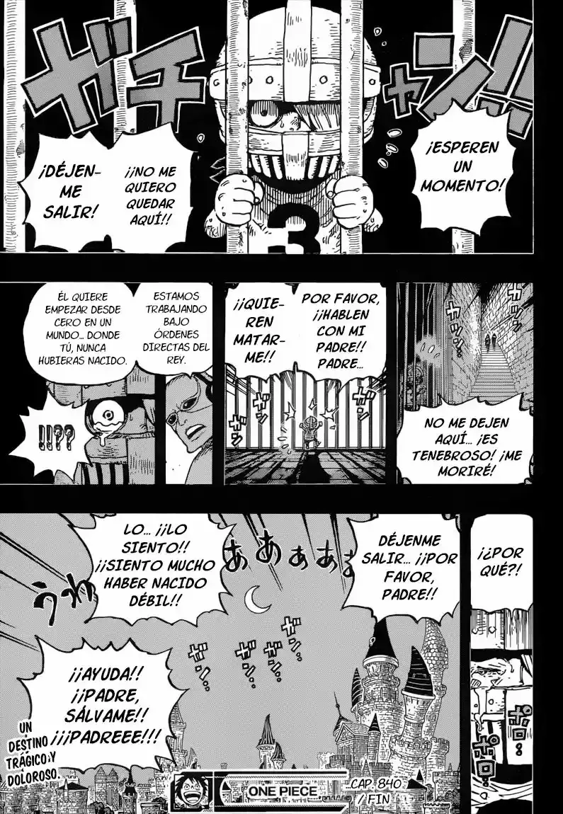 One Piece Capítulo 840 - Página 18 en español