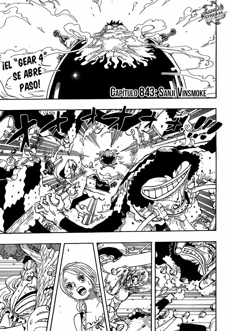 One Piece Capítulo 843 - Página 5 en español