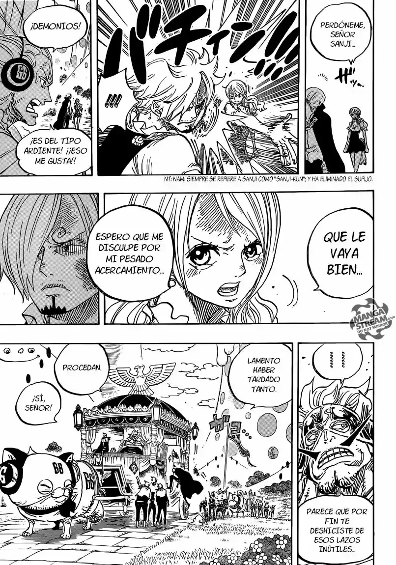 One Piece Capítulo 844 - Página 13 en español
