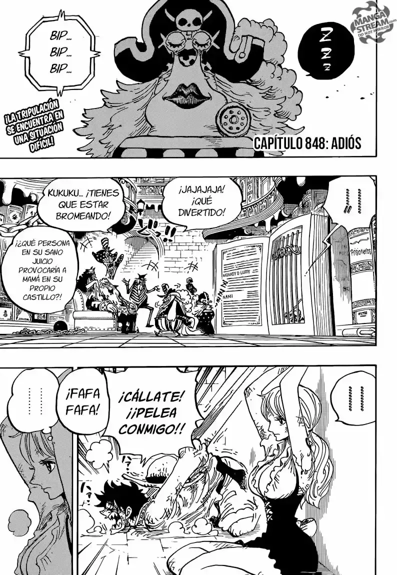One Piece Capítulo 848 - Página 4 en español