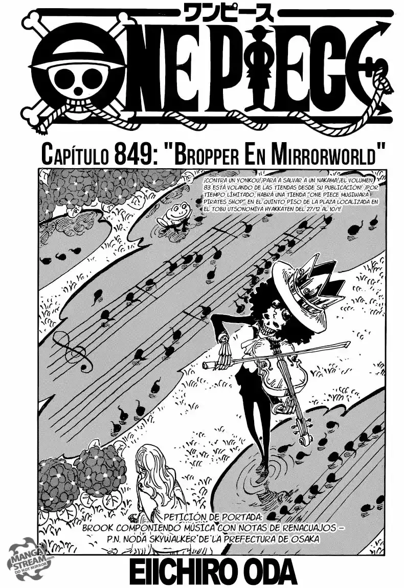 One Piece Capítulo 849 - Página 3 en español