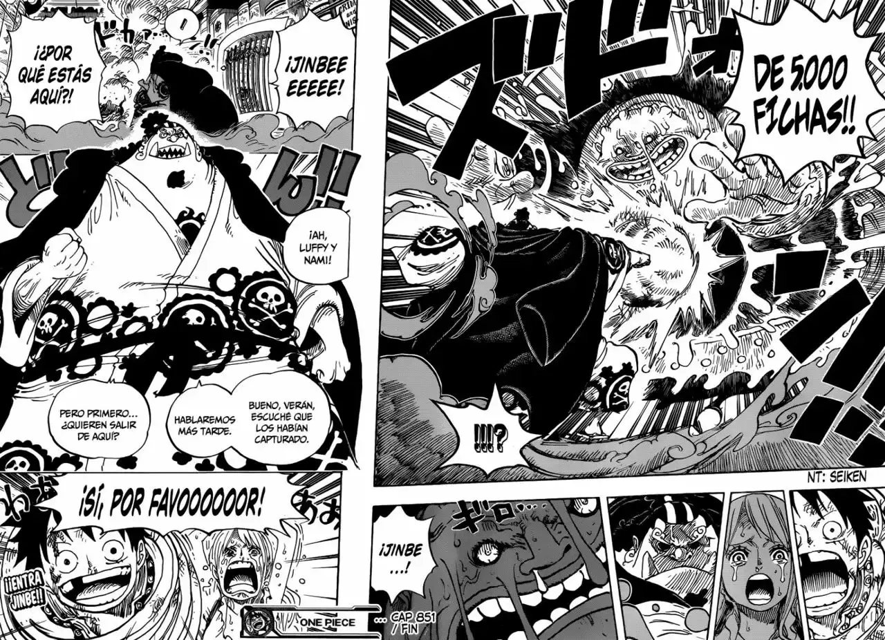One Piece Capítulo 851 - Página 17 en español