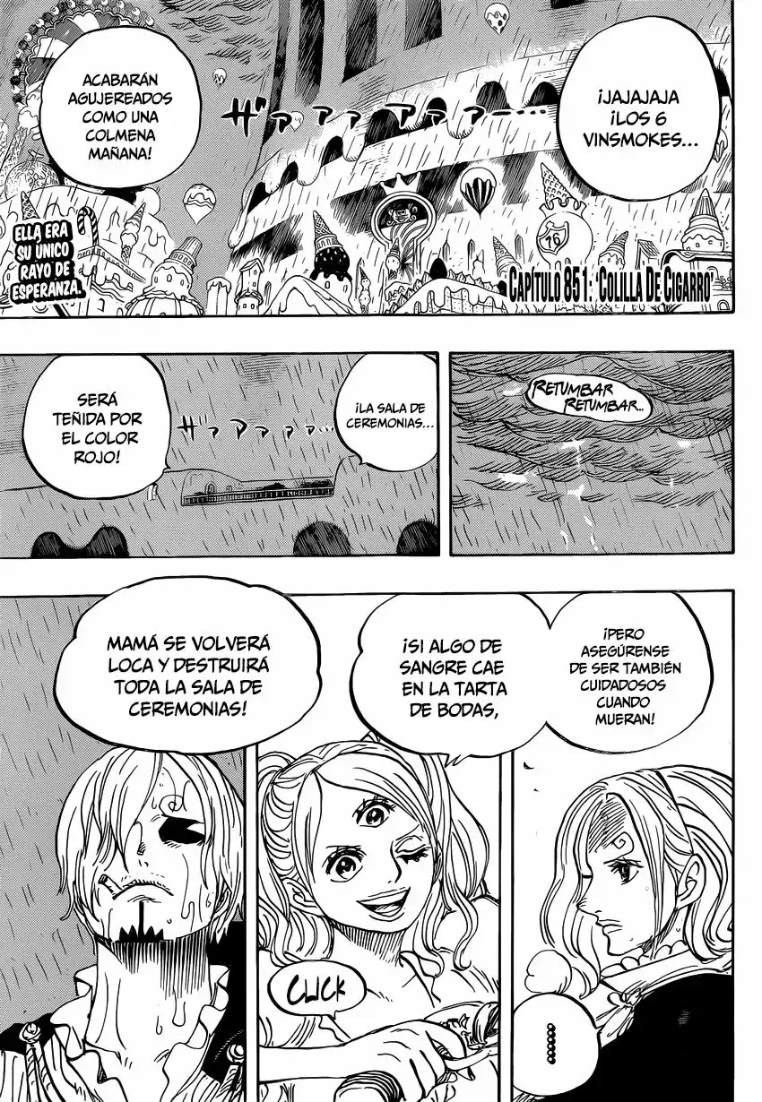 One Piece Capítulo 851 - Página 5 en español