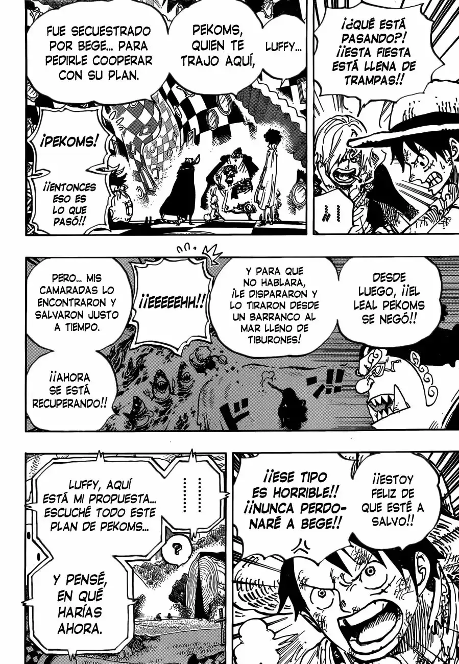 One Piece Capítulo 857 - Página 15 en español