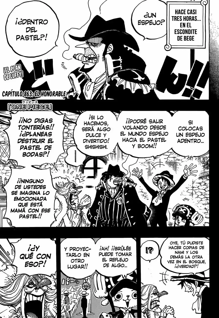 One Piece Capítulo 863 - Página 5 en español