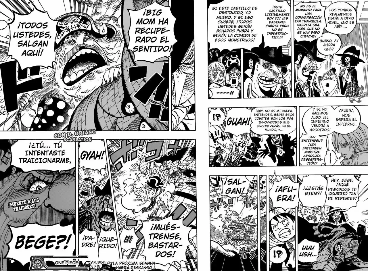 One Piece Capítulo 869 - Página 16 en español