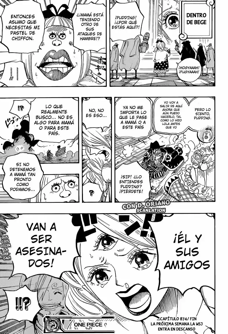 One Piece Capítulo 874 - Página 18 en español