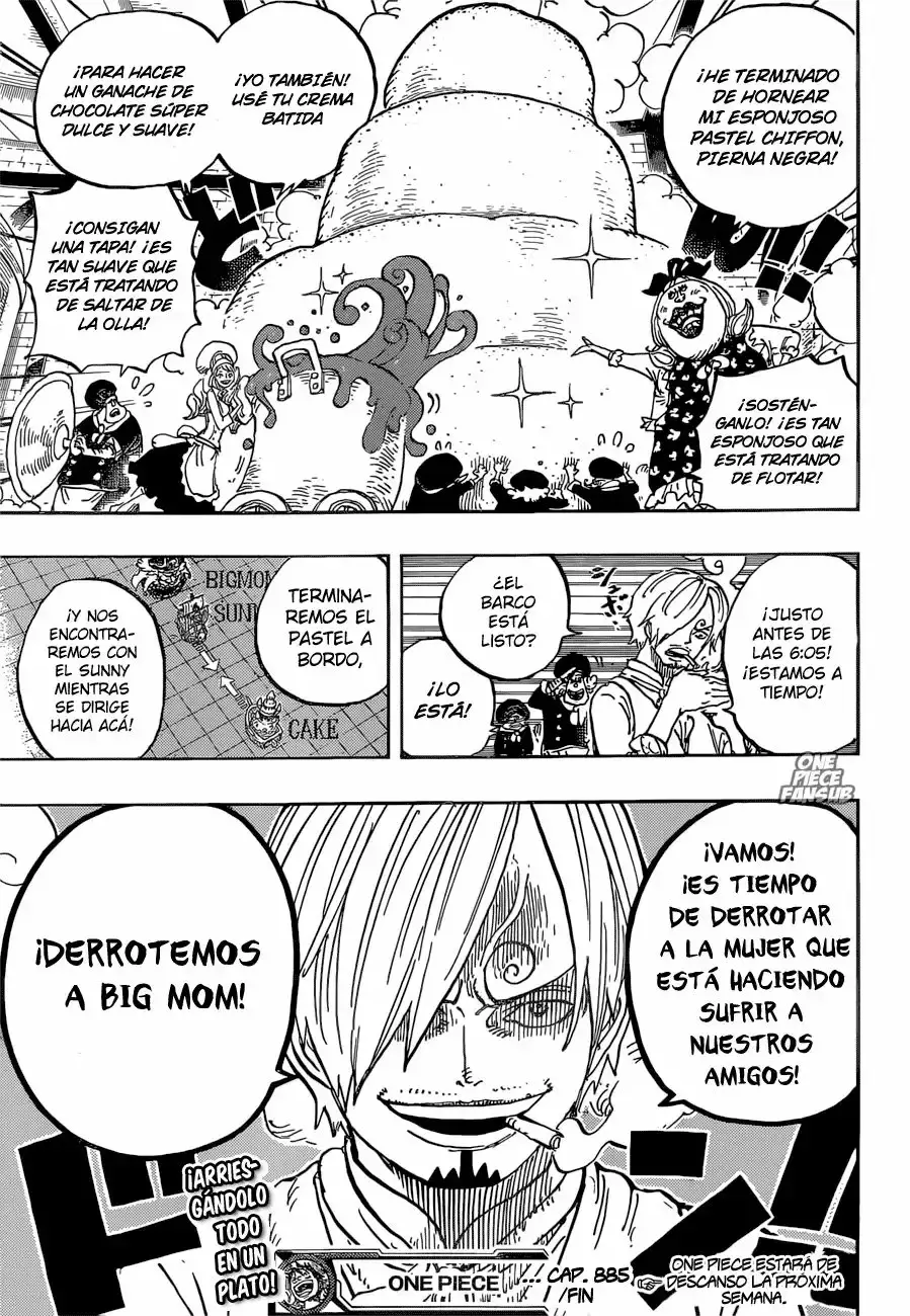 One Piece Capítulo 885 - Página 16 en español