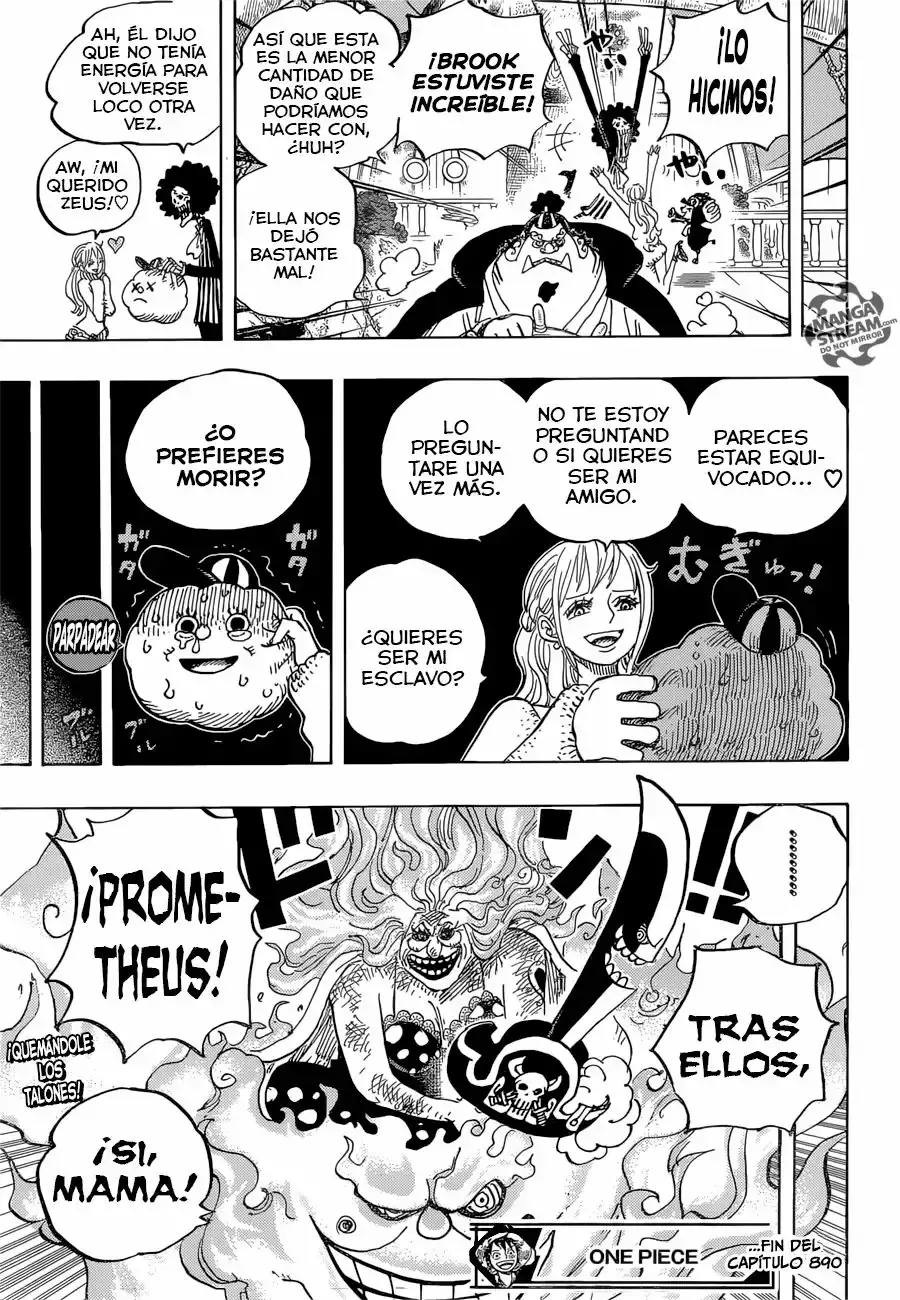 One Piece Capítulo 890 - Página 18 en español