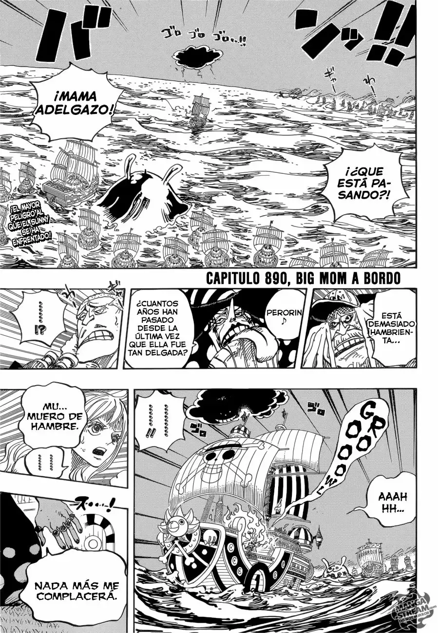 One Piece Capítulo 890 - Página 4 en español