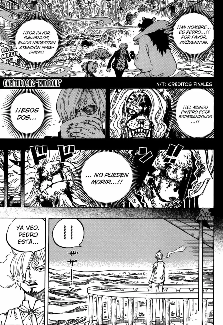 One Piece Capítulo 902 - Página 3 en español