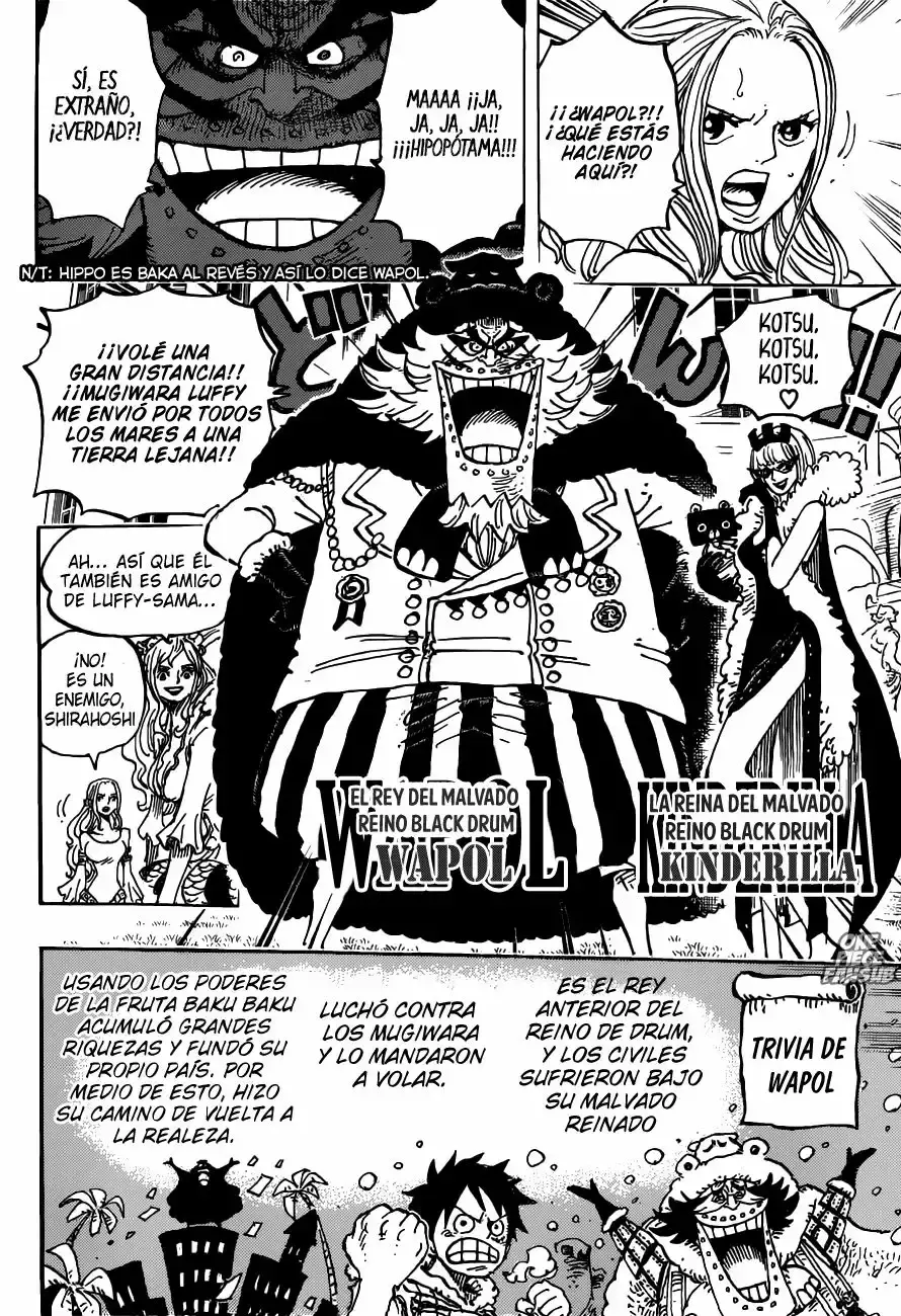One Piece Capítulo 906 - Página 13 en español
