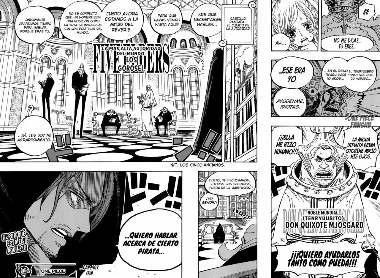 One Piece Capítulo 907 - Página 16 en español
