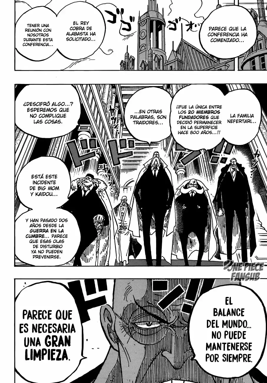 One Piece Capítulo 908 - Página 14 en español