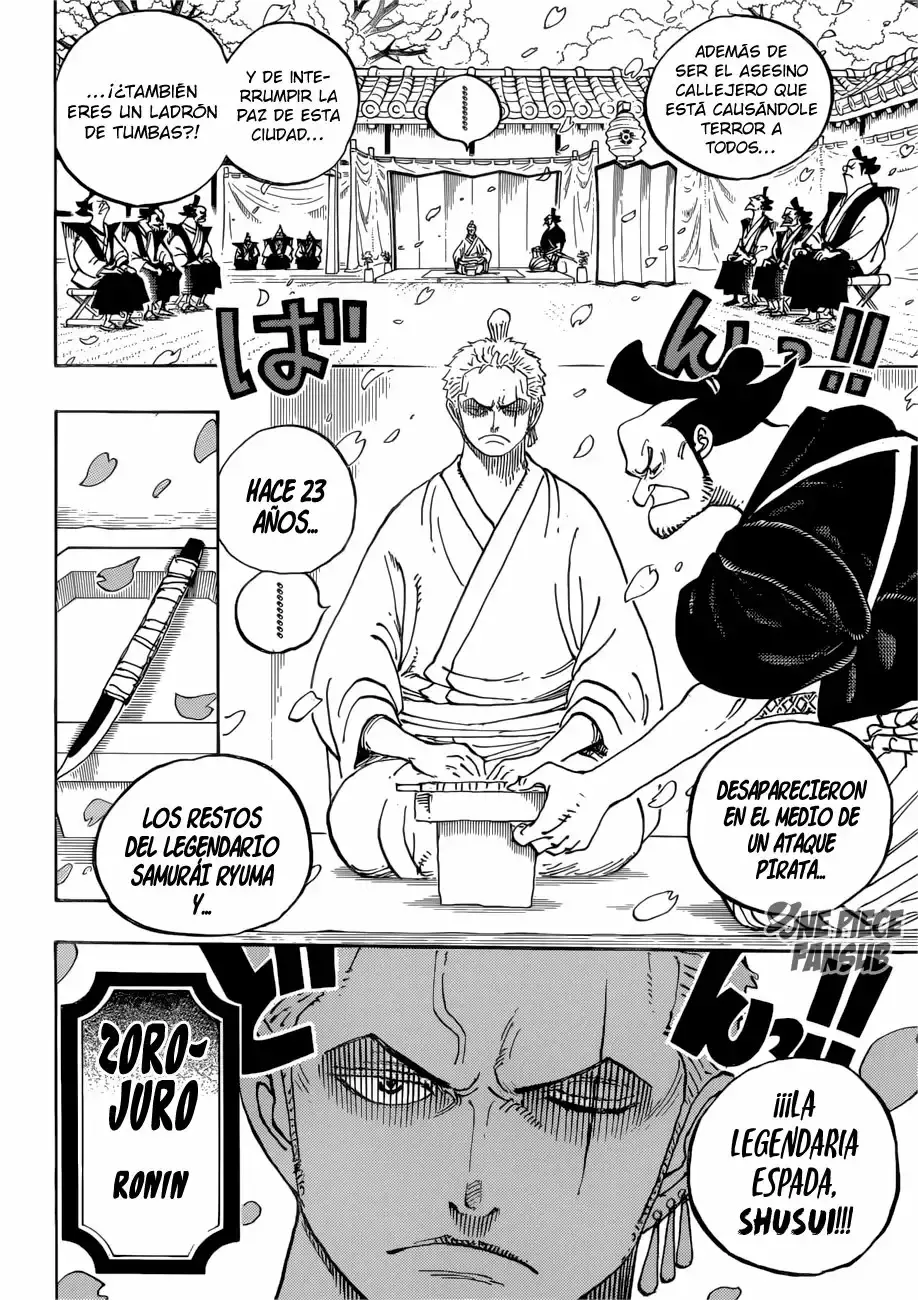 One Piece Capítulo 909 - Página 14 en español