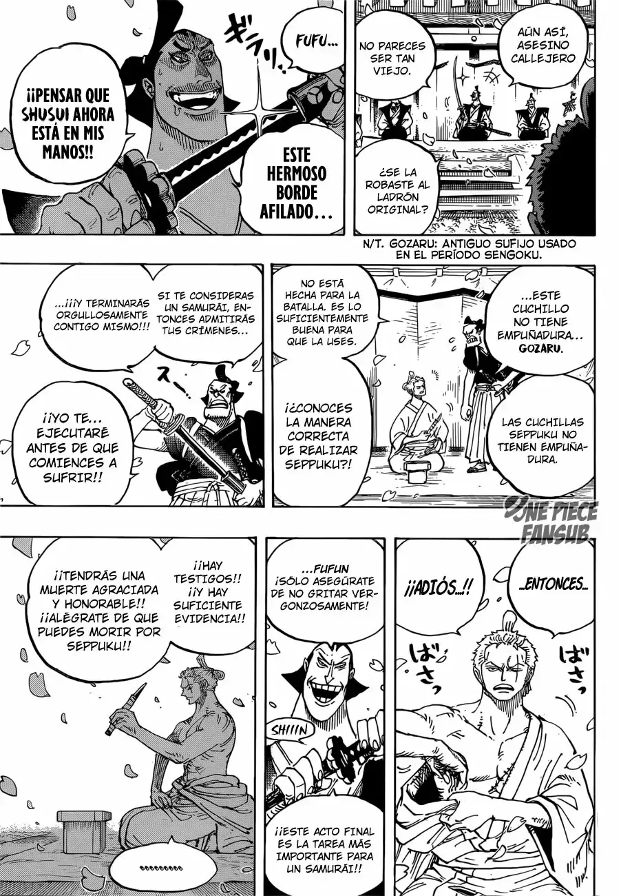 One Piece Capítulo 909 - Página 15 en español