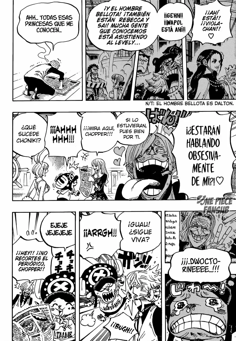 One Piece Capítulo 910 - Página 4 en español
