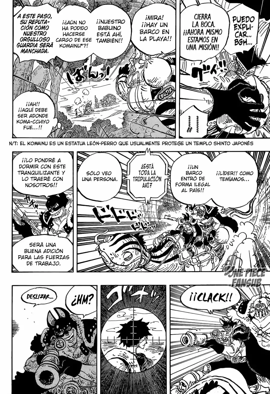 One Piece Capítulo 911 - Página 6 en español