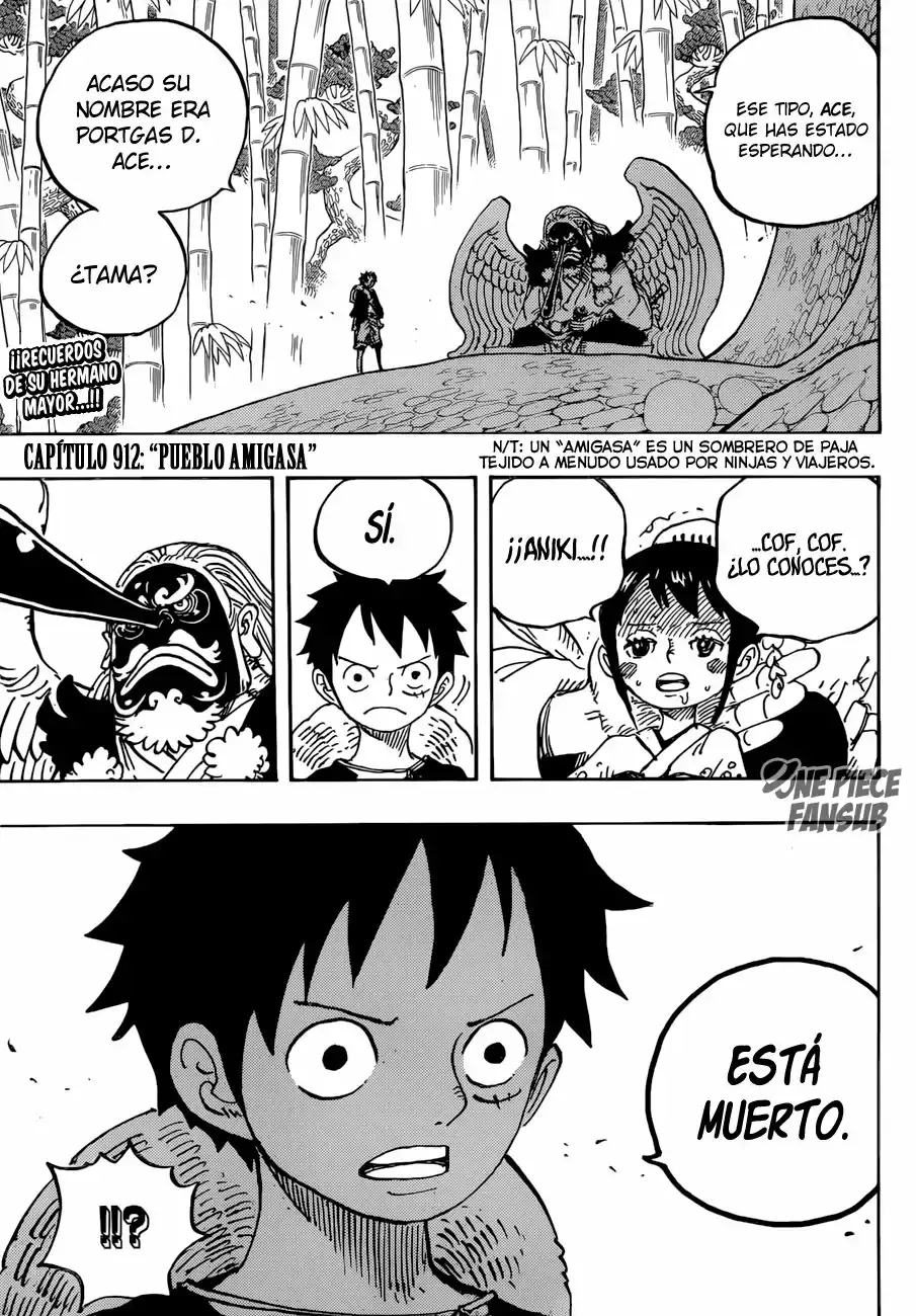 One Piece Capítulo 912 - Página 3 en español