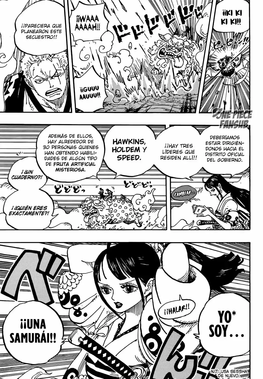 One Piece Capítulo 914 - Página 16 en español