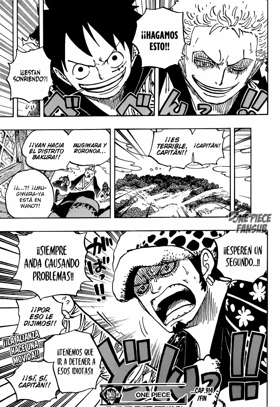 One Piece Capítulo 914 - Página 18 en español