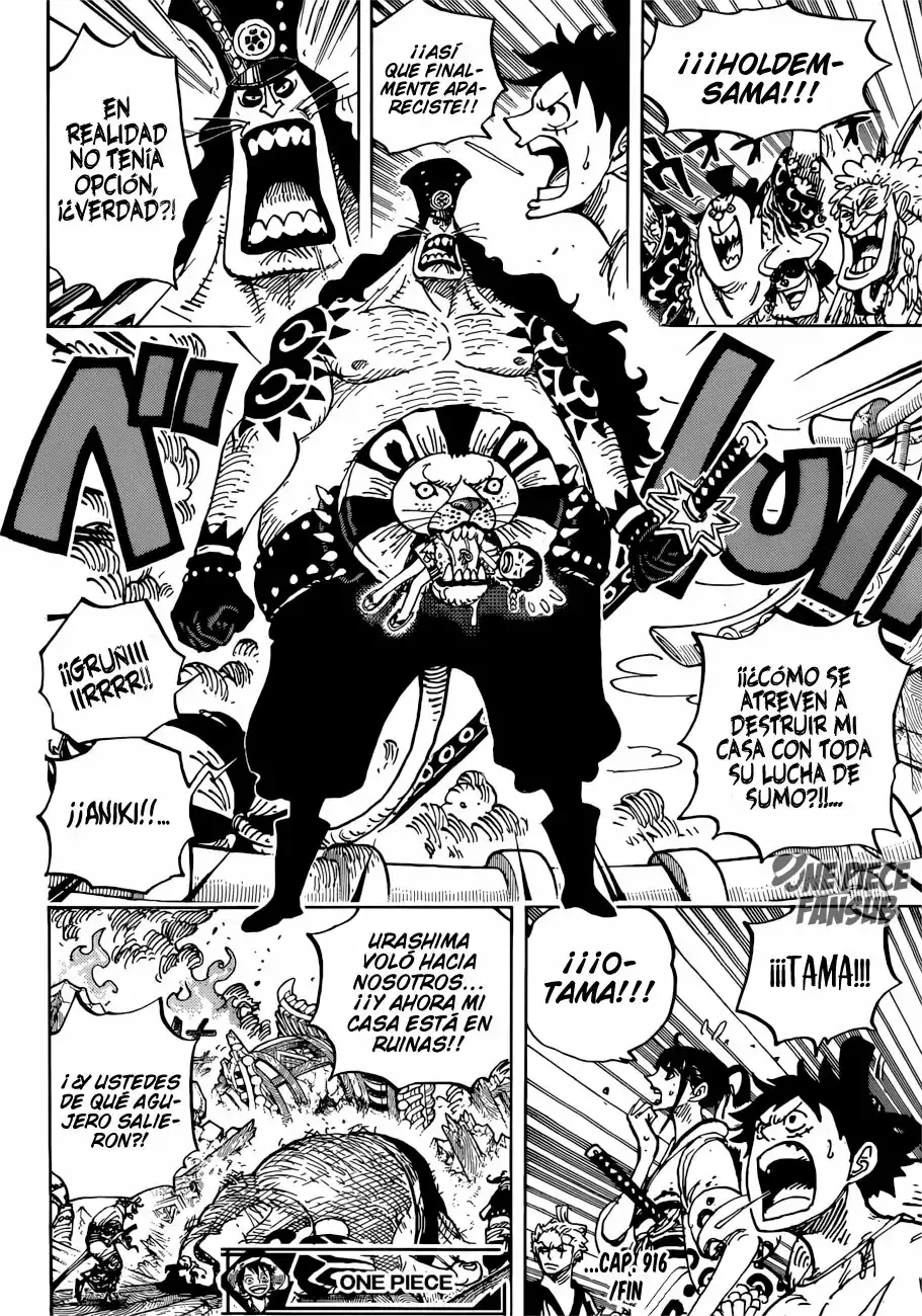 One Piece Capítulo 916 - Página 17 en español