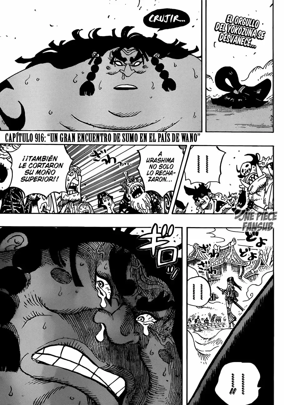 One Piece Capítulo 916 - Página 3 en español